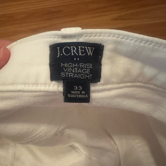 4 Button White J. Crew pants. Size 33 - Picture 8 of 10